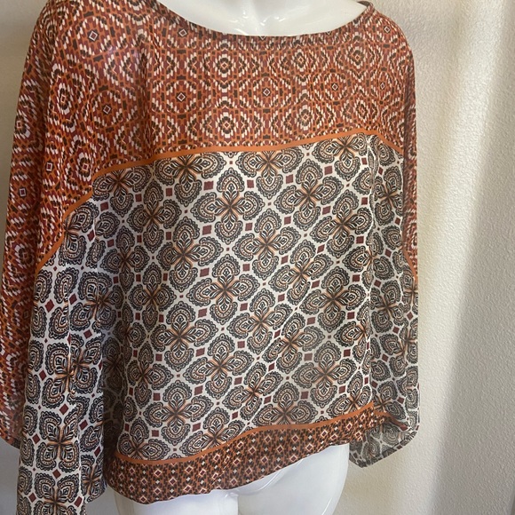 Orange bohemian blouse - Picture 2 of 8